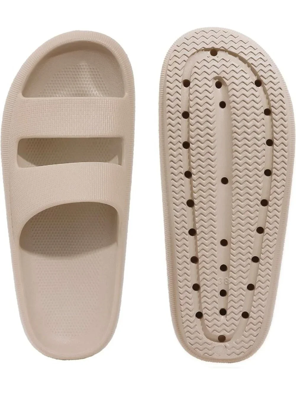 Women's Sand Summer Lightweight Orthopedic Slide Soft Recovery Slip on Sandals
